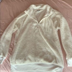 Aerie Fuzzy Quarter Zip